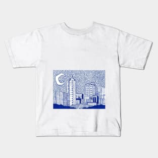 A Starry Night In Atlanta Kids T-Shirt